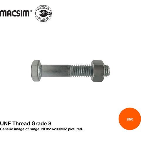 1/2 X 4 UNF GR.8 H/T B/N ZINC