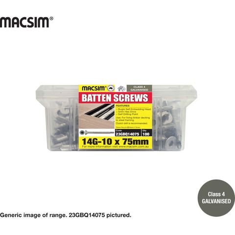 14G X 75MM BATTEN SDS C4 TUB 100