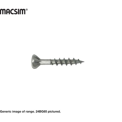 10G X 65MM SEH CHIPBOARD SCREW GAL BOX 500