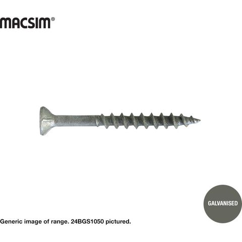 8G X 25MM SQ DR SEH CHIPBOARD SCREW GAL BOX 1000