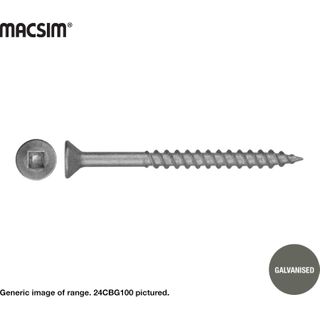 10G X 150MM SQ DR CHIPBOARD SCREW GAL BOX 250