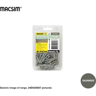 8G X 25MM SQ DR SEH CHIPBOARD SCREW GAL B/P 100