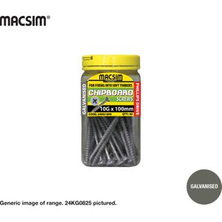 8G X 28MM SEH CHIPBOARD SCREW GAL JAR 200