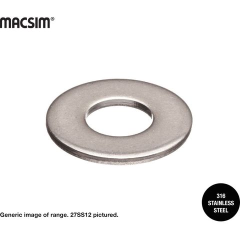 M20 316 SS FLAT WASHERS