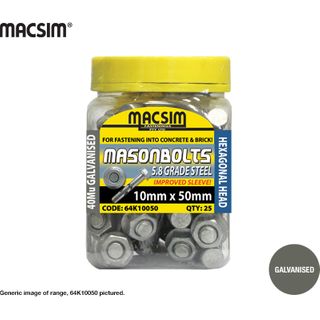 12x99mm HEX MASONBOLT GAL JAR