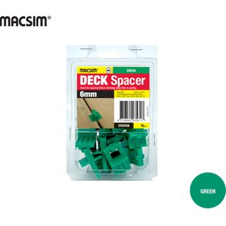 DECK SPACER  FOR WOOD DECKS 6MM GREEN. BP