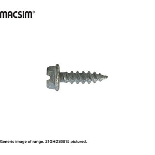 8G X 15MM HEX STITCHING SCREW GAL B/P 100