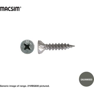 8G X 20MM CSK SEH FIBRE CEMENT SCREW GAL BOX 1000