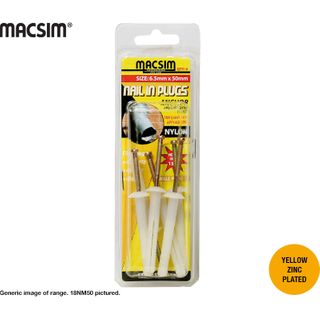 40MM M/H NAIL-IN-PLUGS-BLISTER