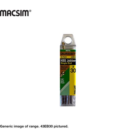 1/8" DURABIT HSS STUB DRILLS