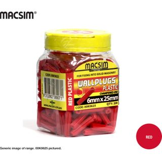 35mm WALLPLUGS JAR - RED