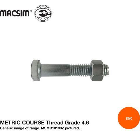 M12 X 70    4.6 COMM. B/N ZINC