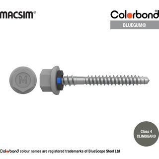 6.3MM X 50MM NYROX ROOF SCREW HWF/NEO BLUEGUM