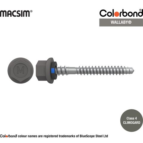 6.3MM X 50MM NYROX ROOF SCREW HWF/NEO WALLABY