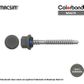 6.3MM X 50MM NYROX ROOF SCREW HWF/NEO BASALT