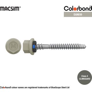 6.3MM X 65MM HWF/NEO NYROX ROOF SCR - DUNE