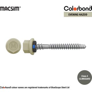 6.3MM X 65MM HWF/NEO NYROX ROOF SCR - EVENING HAZE