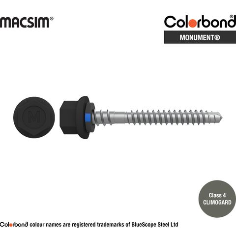 6.3MM X 65MM HWF/NEO NYROX ROOFING SCREWS MONUMENT