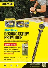Decking Screw Promo 2025