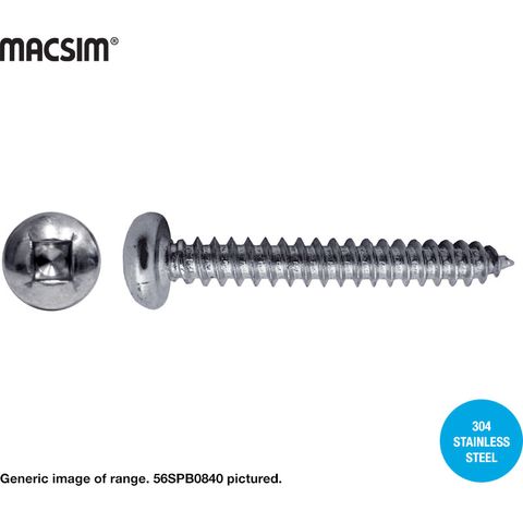 10gx16mmPAN SQ.304 S/STEEL STS