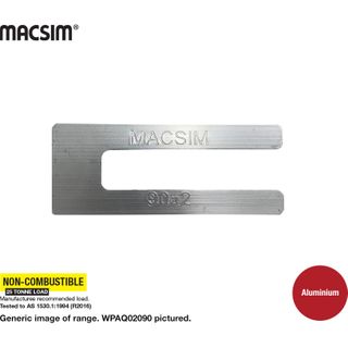 2.0X90MM WHITE ALUM WINDOW PACKER  J PK