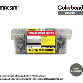 12x50 TORNADO SCREW BASALT