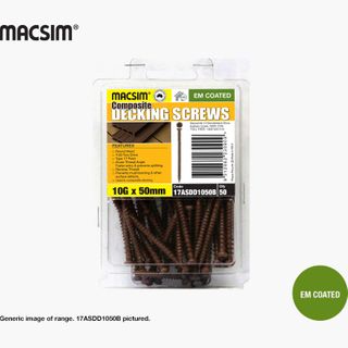 10 X 50 COMPOSITE DECK SCREW - BROWN - BP