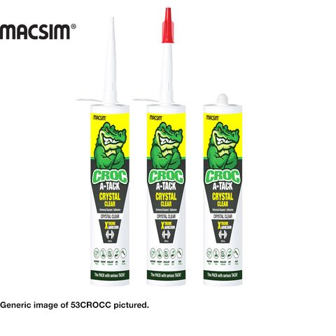 CROC A-TACK MS SEALANT &ndash; CRYSTAL CLEAR
