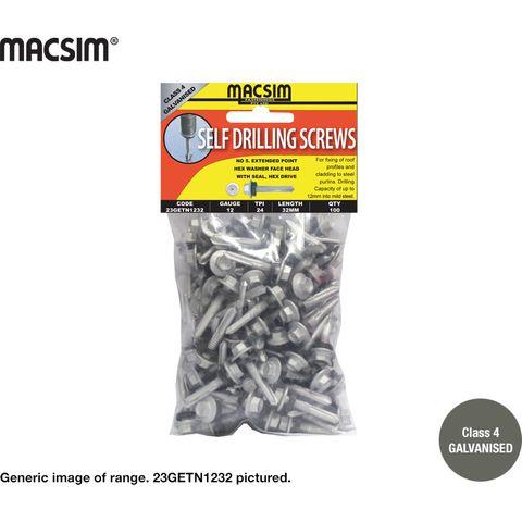 12-24x50 HWF EXT/PT SELF DRILL