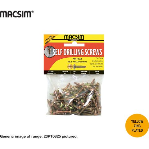 8-18x12 PAN HEAD DRILL POINT