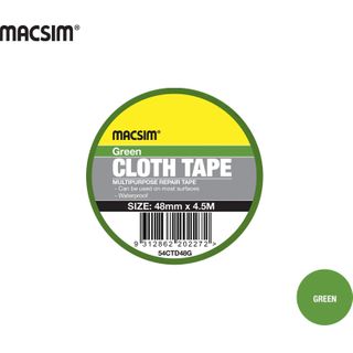 CLOTH TAPE 48mm GREEN - BOX 12