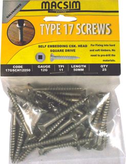 10-12x40GAL CSK SQ.DRV TYPE17