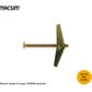 3X50MM SPRING TOGGLE-BLISTER