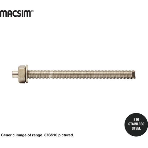 16mm 316 SS CHEM. ANCHOR STUD