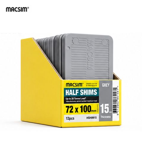 72x100x15 GREY PANEL SHIM