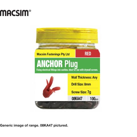 A4/7 ANCHOR PLUG IN BOTTLE PK