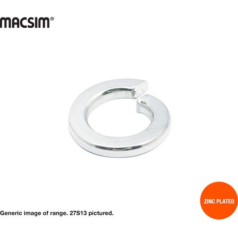 M12 Spring Washers Zinc