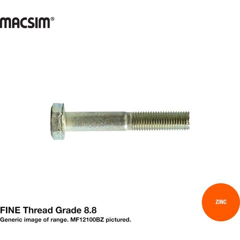 M12X40 8.8 FNE 1.25.P HT BO ZN