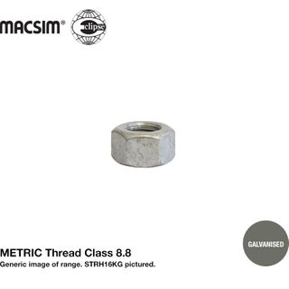 M24 STRUCTURAL NUT GALV