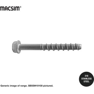 6mmX45mm 316SS BI-METAL HEX SCREWBOLT