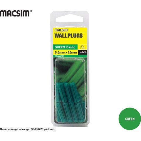 50mm WALLPLUGSFRAMES - GREEN