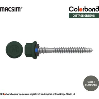 6.3mm x 50mm NYROX ROOF SCREW HWF/NEO COTTAGE GREE