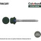 6.3mm x 50mm NYROX ROOF SCREW HWF/NEO COTTAGE GREE