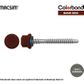 6.3mm x 50mm NYROX ROOF SCREW HWF/NEO MANOR RED