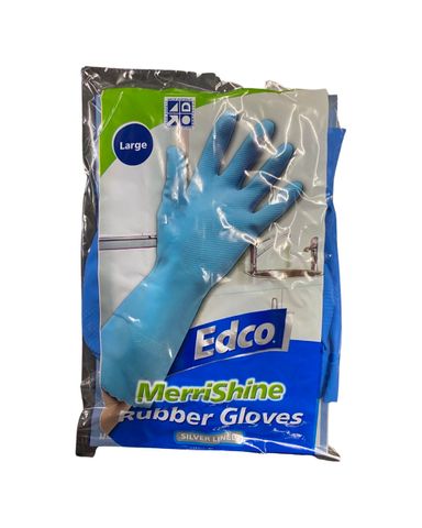 MERRISHINE GLOVE LARGE BLUE