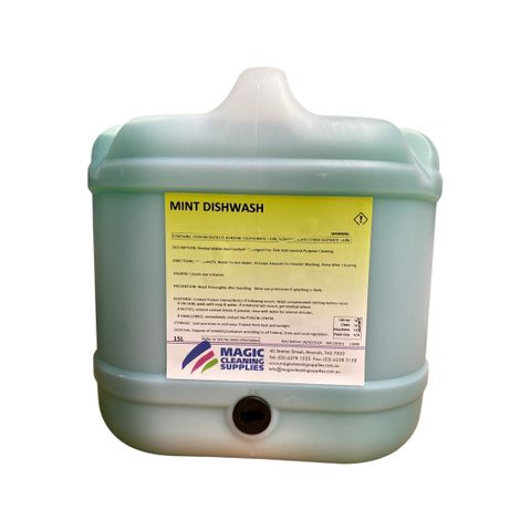 DISHWASH DETERGENT MINT 15LT