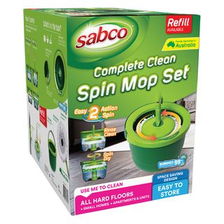 SABCO COMPLETE CLEAN SPIN MOP SET