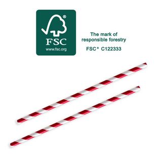 PAPER STRAWS- RED/GREEN
