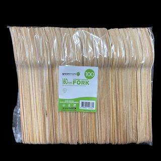 WOODEN FORK COATED