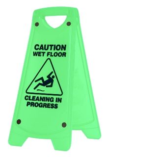 IW-101G A-FRAME CAUTION SIGN GREEN